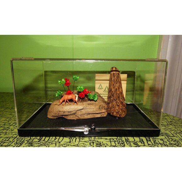 Vintage Craft Wood Original Creations Desert Scene Diorama horse cactus wood - Picture 8 of 16
